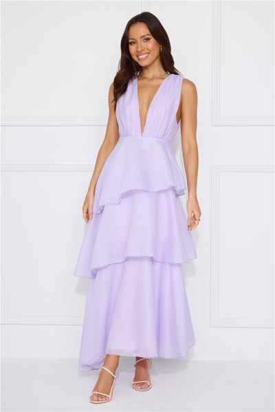 Fashion Zone Maxi Dress Lilac
