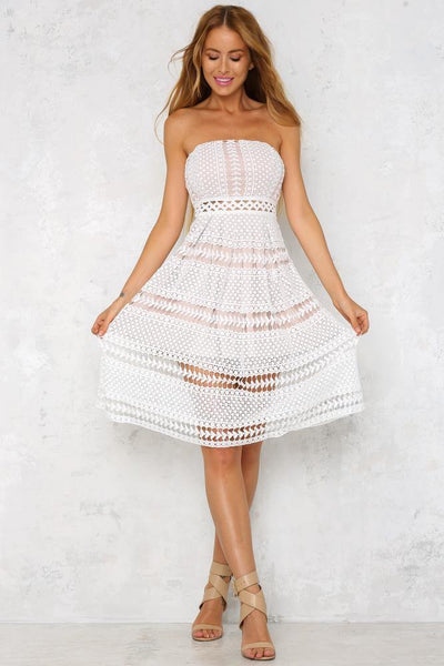 Majestic Dress White | Hello Molly USA