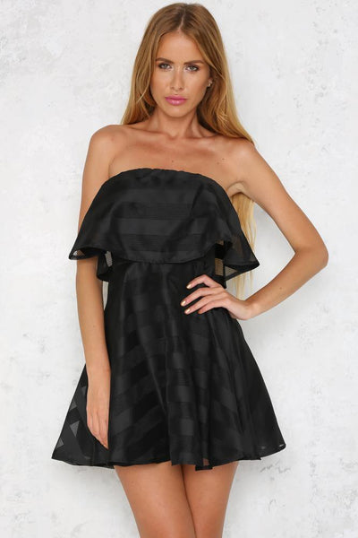 Luxe Night Dress Black | Hello Molly USA