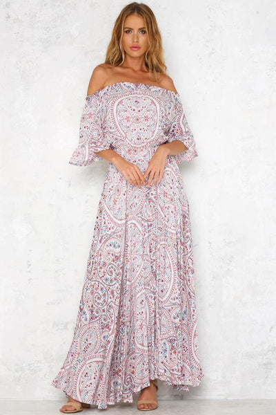 Desert Rose Maxi Dress Fuchsia | Hello Molly USA