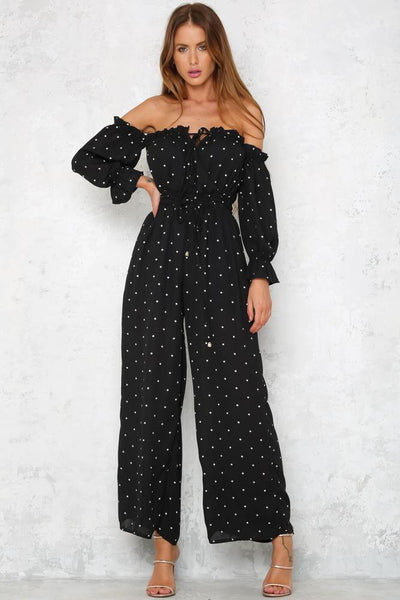 Rush To You Jumpsuit Black | Hello Molly USA