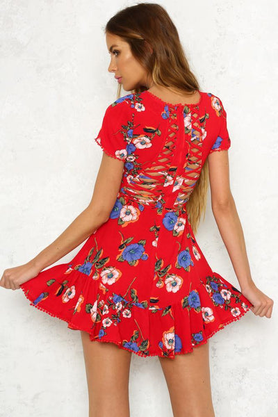 Crying Lightning Dress Red | Hello Molly USA