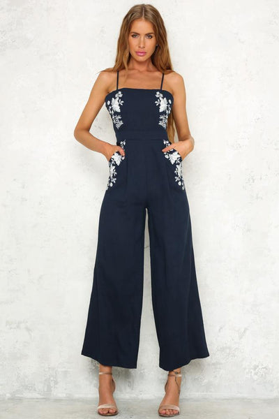 Conductor Jumpsuit Navy | Hello Molly USA