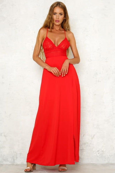 Life Changes Maxi Dress Red | Hello Molly USA
