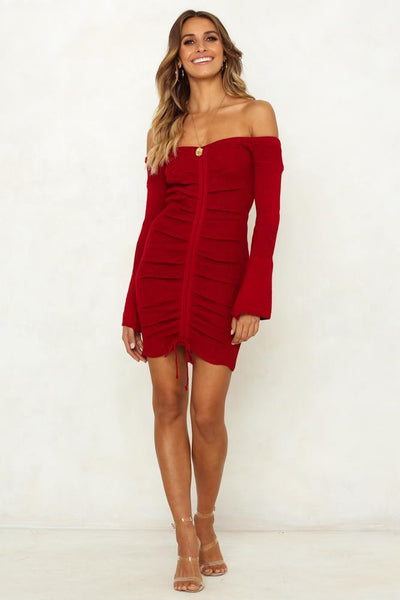 Glad You Waited Dress Red | Hello Molly USA