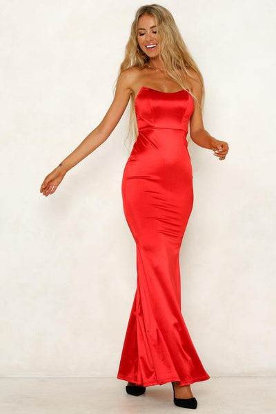 If You Feel Maxi Dress Red | Hello Molly USA