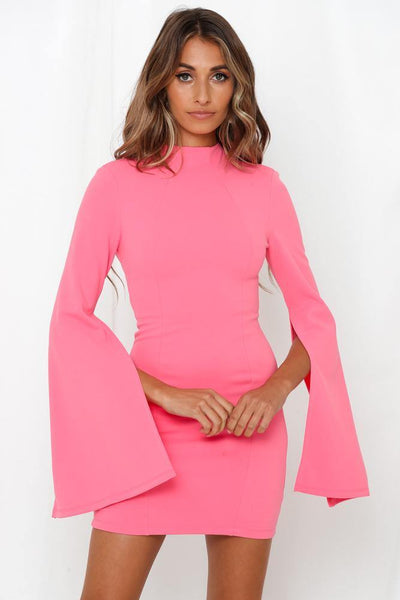 You Should Be Here Dress Pink | Hello Molly USA