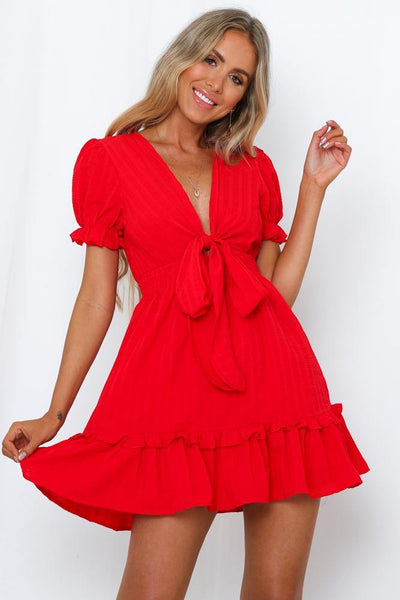 Impervious Me Dress Red | Hello Molly USA