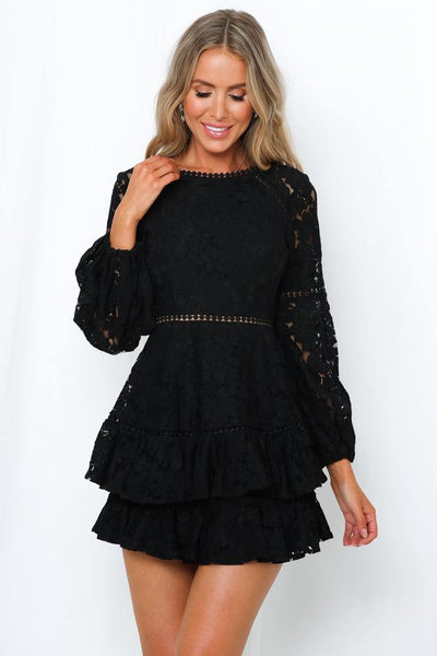 Knew You Were Trouble Dress Black | Hello Molly USA