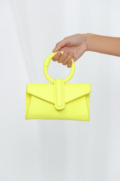 New York Mini Handbag Neon Yellow