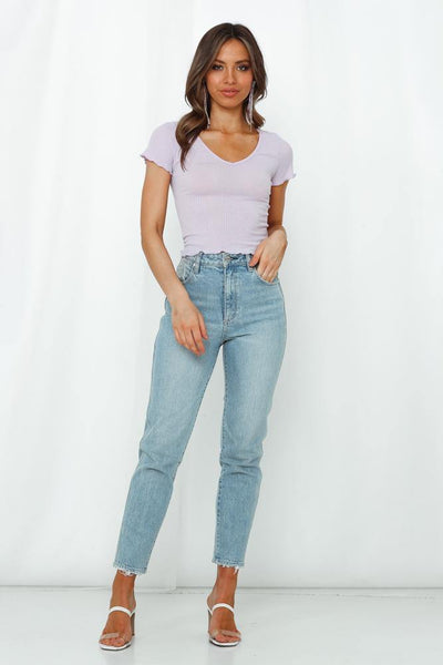 Up To This Point Tee Lilac | Hello Molly USA