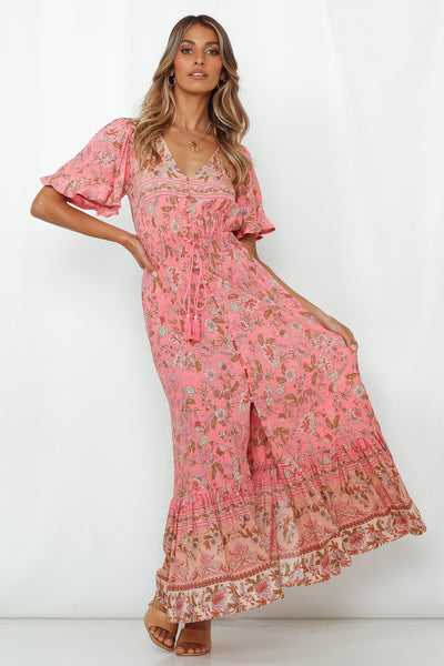 Get This Off My Chest Maxi Dress Pink