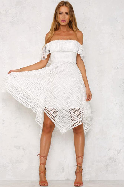 Quartz Dress White | Hello Molly USA