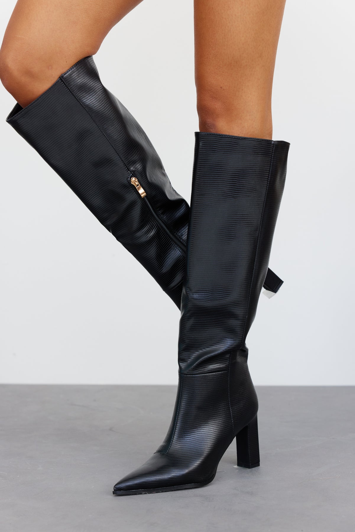 BILLINI Ives Knee High Boots Black | Hello Molly