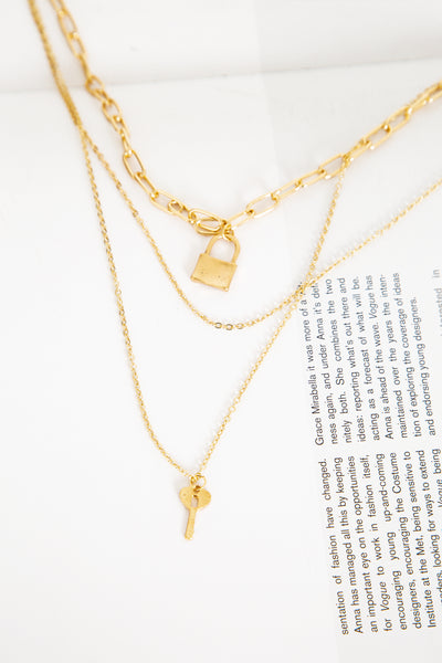 Lucky Charm Necklace Gold