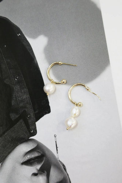 Sea Side Earrings Gold | Hello Molly USA
