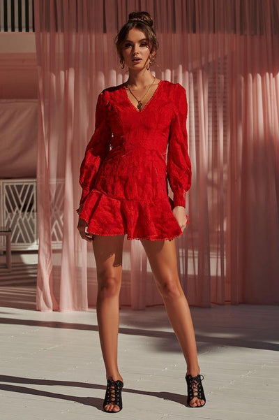 Law Of Love Dress Red | Hello Molly USA
