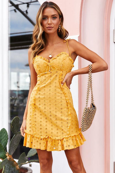 Take Me To The Heart Dress Yellow | Hello Molly USA