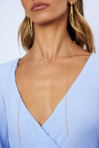 Torn Apart Necklace Gold