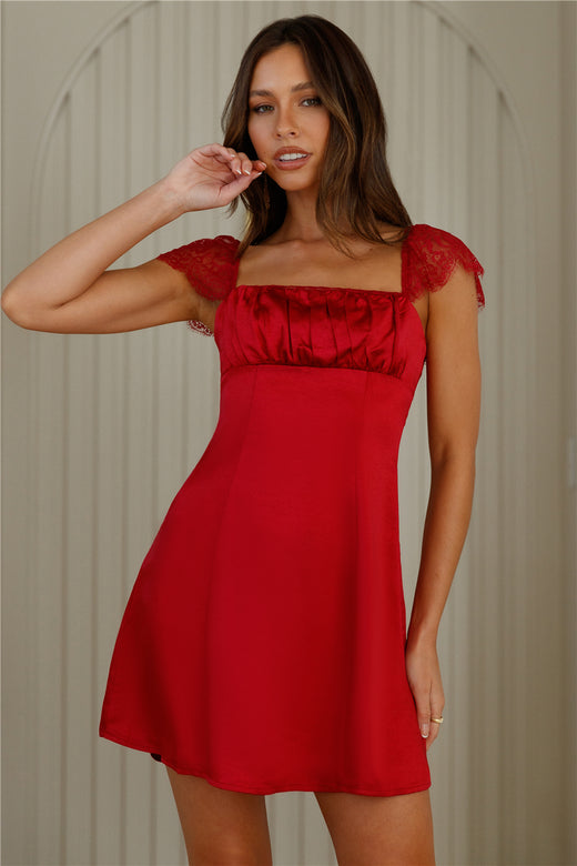 Red Mini Dresses, Short Dresses - Hello Molly US