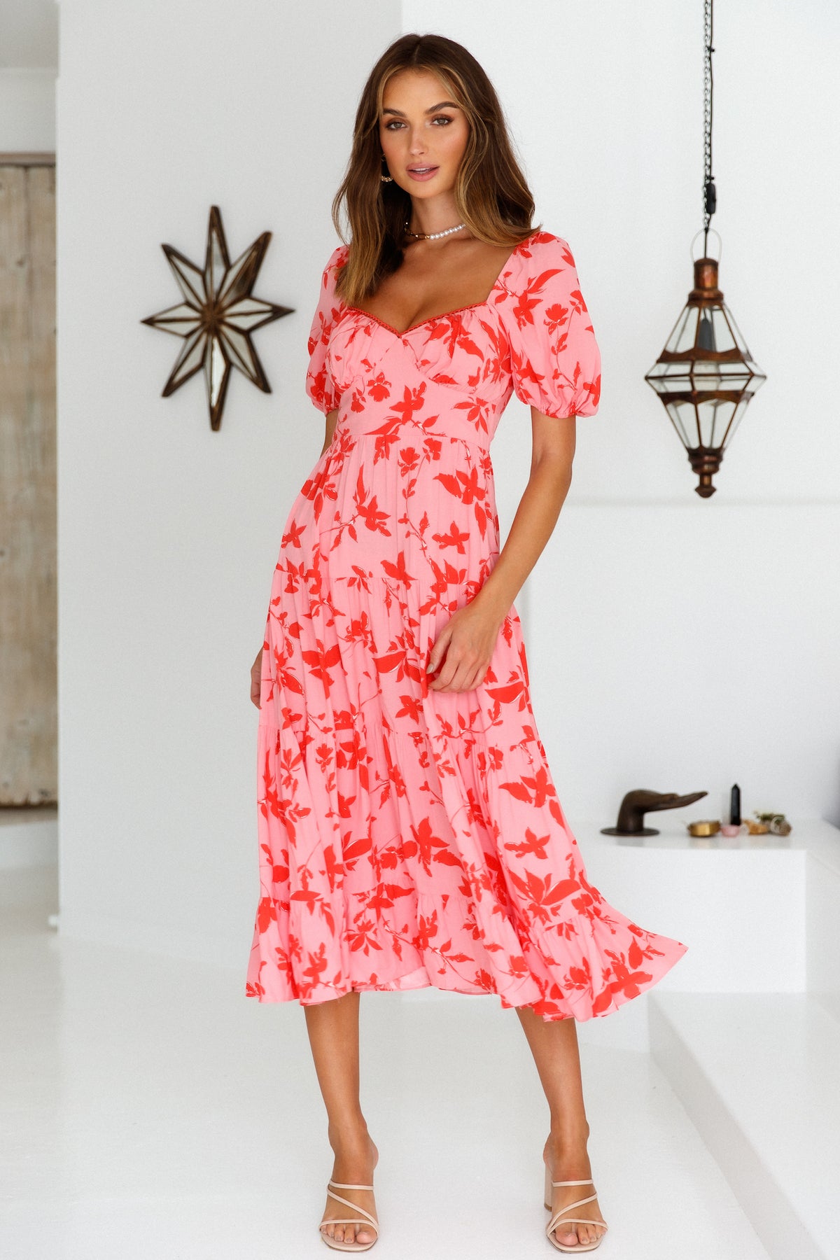 Everything I Dreamed Of Midi Dress Hot Pink | Hello Molly