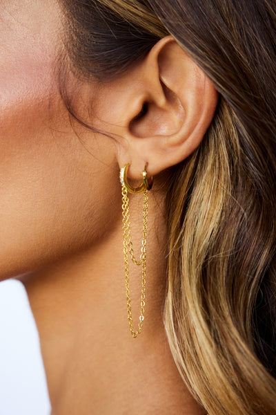 Secret Tale Earrings Gold
