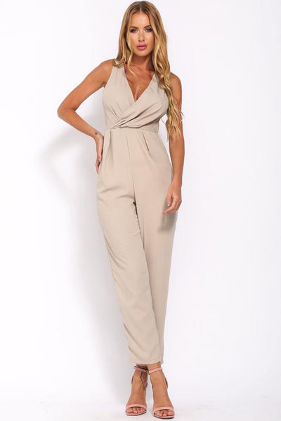 Young Lust Jumpsuit Beige | Hello Molly USA