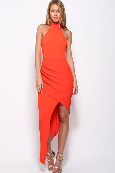 Key To The City Maxi Dress Burnt Orange | Hello Molly USA