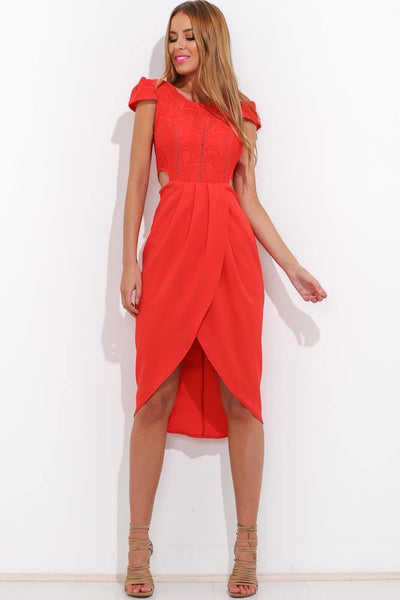 Sweet Affection Midi Dress Red | Hello Molly USA
